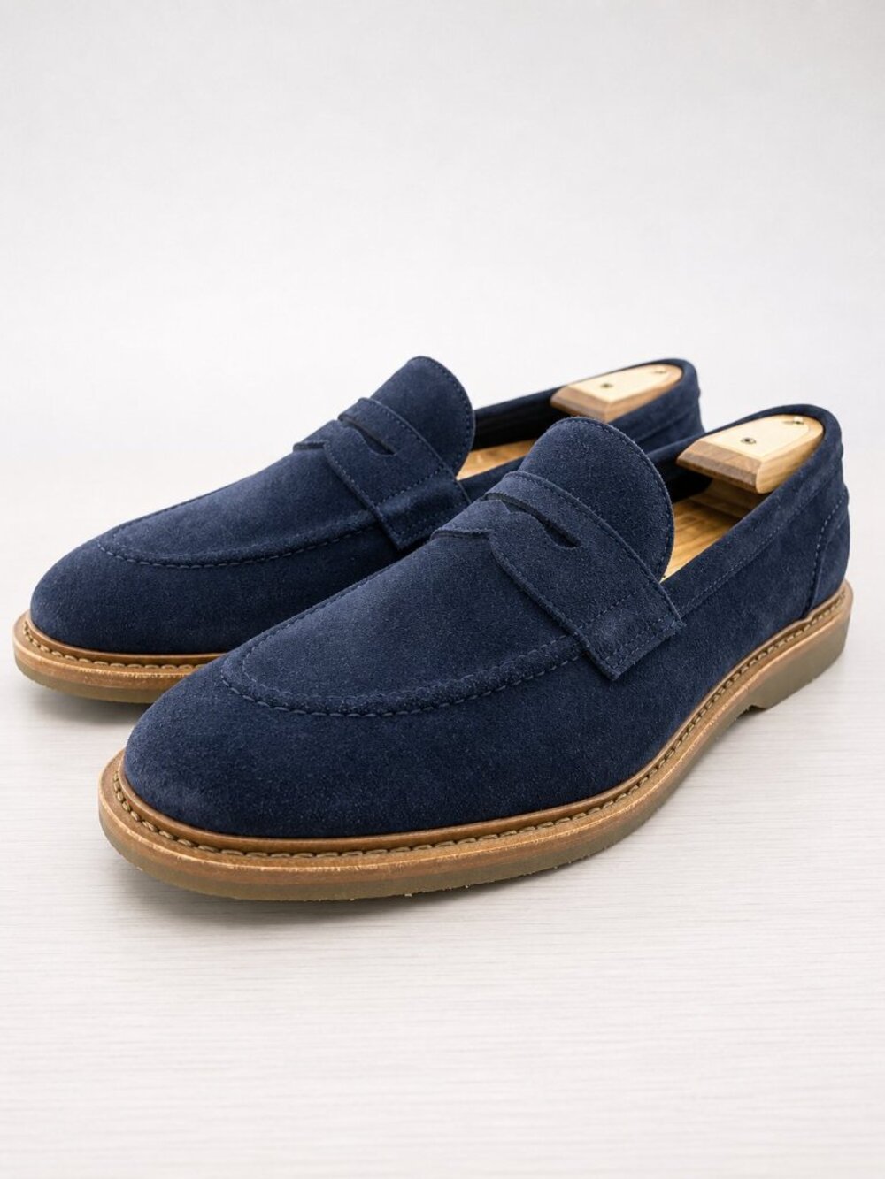 NEW Allen Edmonds Randolph Verse Loafers Navy Blue Men’s Size 9 D